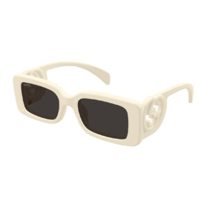 Gucci GG1325S Women's Sunglasses – Ivory / Grey, 54mm