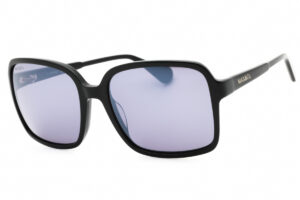 Max & Co MO0079 Women's Sunglasses β Shiny Black / Smoke Mirror, 57mm