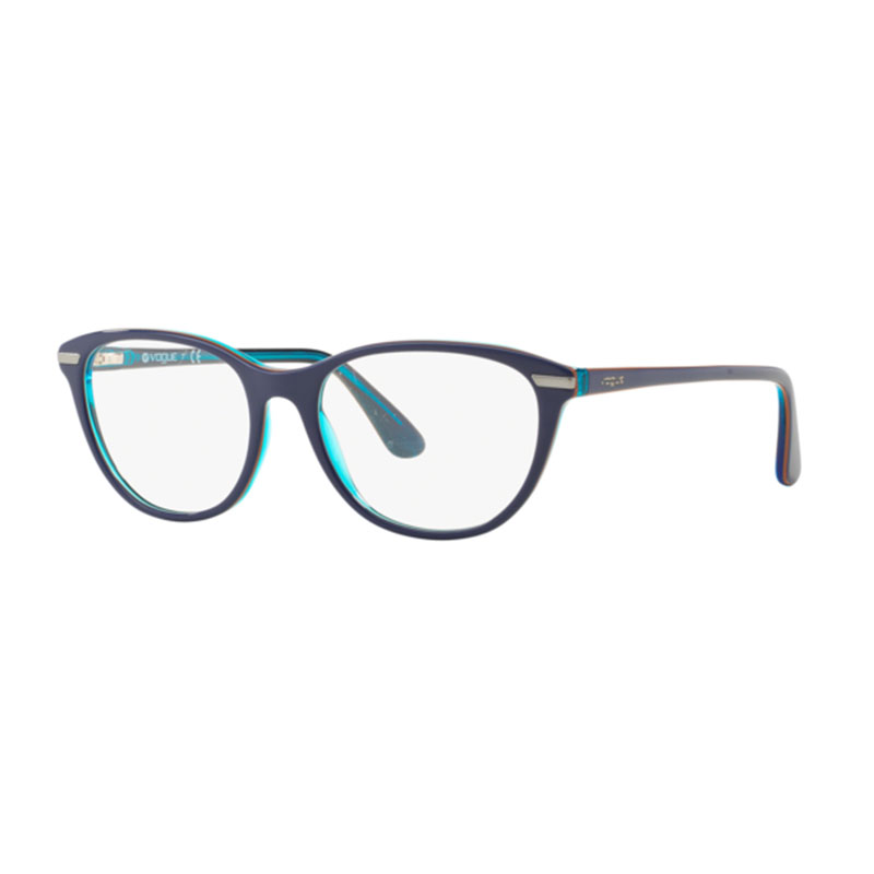 Vogue VO2937 Women's Eyeglasses – Bluette/Orange/Azure Transparent, 51mm