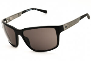 Harley Davidson HD00026 Men's Sunglasses – Shiny Black / Smoke, 61mm