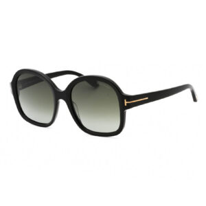 Tom Ford FT1034 Women's Sunglasses – Shiny Black / Smoke Gradient, 57mm