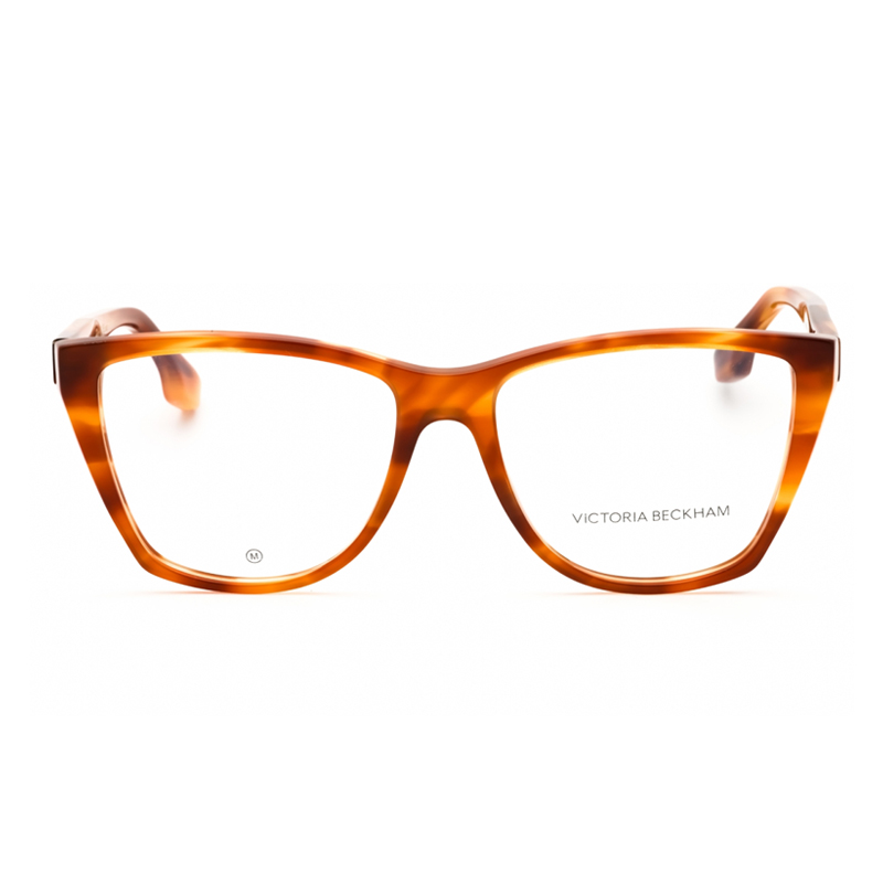 Victoria Beckham VB2664 Women's Eyeglasses – Striped Blonde Havana, 54mm - Image 2