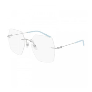 Gucci GG0683O Women's Eyeglasses – Silver, 55mm