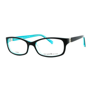 Kate Spade REGINEUS Women's Eyeglasses – Black Aqua, 52mm