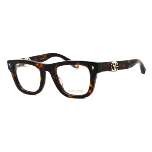 Roberto Cavalli VRC052 Women's Eyeglasses β Shiny Dark Havana, 49mm