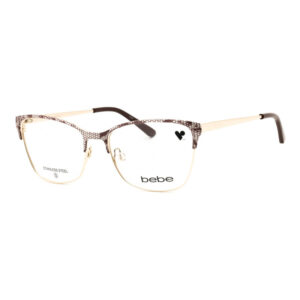 Bebe BB5221 Women's Eyeglasses – Topaz Lace, 52mm