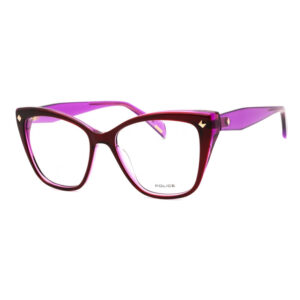 Police VPLM03 Women's Eyeglasses β Burgundy/Purple, 53mm