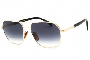 David Beckham DB1128/G/S Men's Sunglasses β Gold Black / Dark Grey Gradient, 59mm
