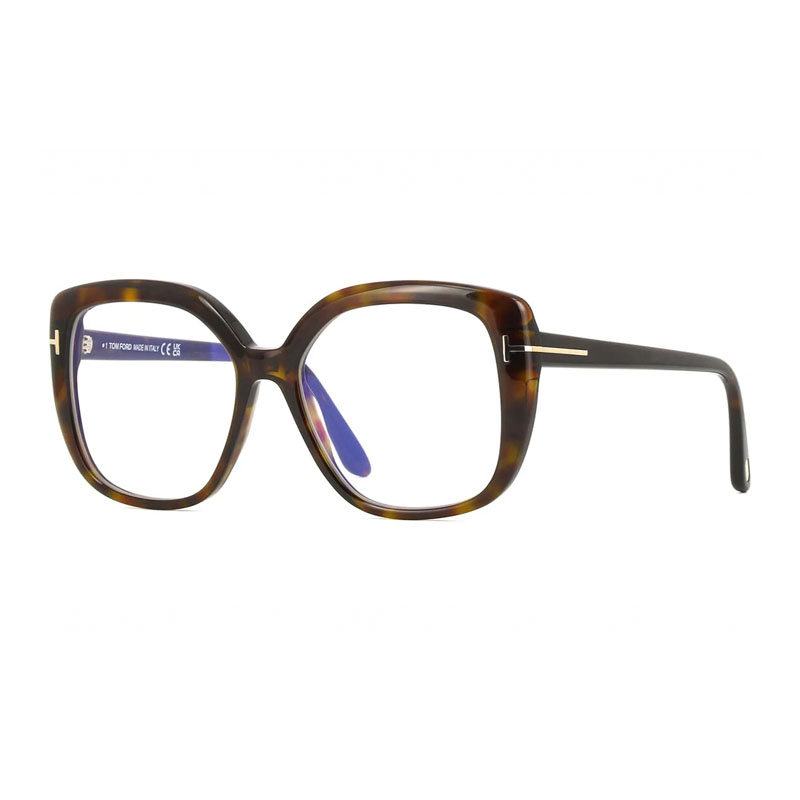 Tom Ford FT6043-B Women's Eyeglasses – Dark Havana, 53mm