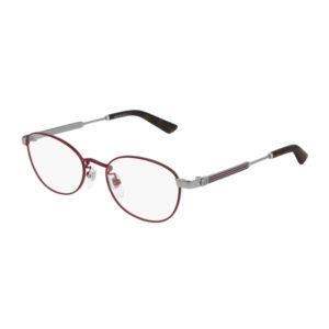 Gucci GG0591OJ Women's Eyeglasses – Red/Silver, 50mm