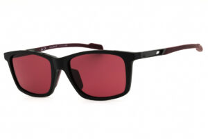 Adidas SP0052 Men's Sunglasses – Matte Black / Bordeaux, 56mm