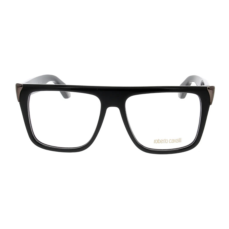 Roberto Cavalli VRC107M Women's Eyeglasses – Shiny Black, 56mm - Image 2