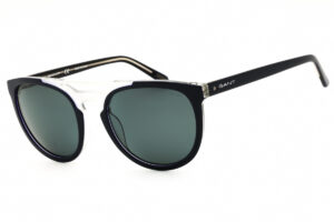 GANT GA7104 Men's Sunglasses β Shiny Blue / Smoke Polarized, 55mm