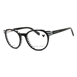 Draper James DJ1021 Women's Eyeglasses β Black Stripped, 46mm