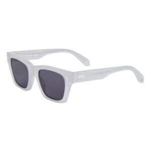 Off-White OERI13XVALDEZ Unisex Sunglasses – Shiny Grey / Dark Grey, 53mm