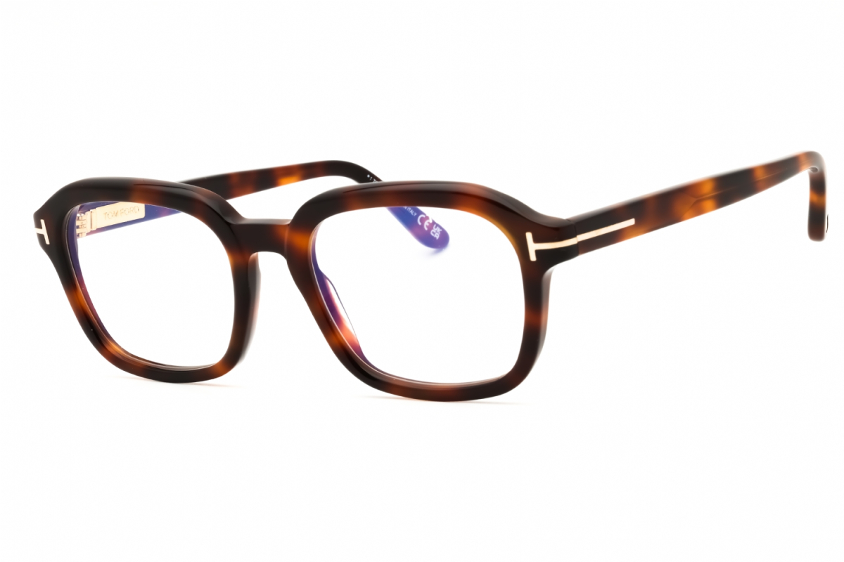 Tom Ford FT6060-B Men's Eyeglasses – Blonde Havana, 53mm
