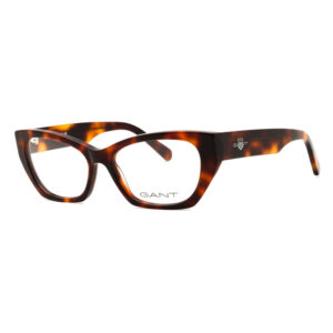 GANT GA50047 Women's Eyeglasses – Dark Brown Tortoise, 54mm