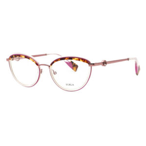 Furla VFU357 Women's Eyeglasses β Burgundy/Havana, 54mm
