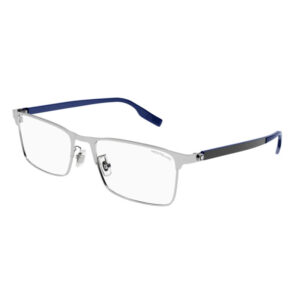 Montblanc MB0187O Men's Eyeglasses – Silver, 54mm