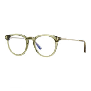 Tom Ford FT5905-B Men's Eyeglasses β Shiny Dark Green, 49mm