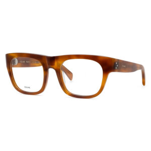 Celine CL50033I Men's Eyeglasses – Light Havana, 53mm
