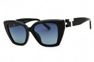 Tiffany & Co. TF4239U Women's Sunglasses β Black / Azure Gradient Dark Blue Polar, 52mm