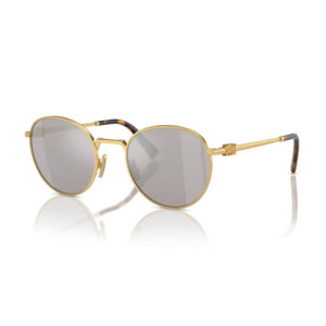 Miu Miu MU55ZS Women's Sunglasses β Gold / Light Grey Silver Mirror, 50mm