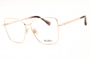 Max Mara MM5187 Women's Eyeglasses – Shiny Rose Gold, 55mm