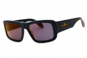 Adidas OR0090 Unisex Sunglasses – Matte Blue / Blue Mirror, 59mm