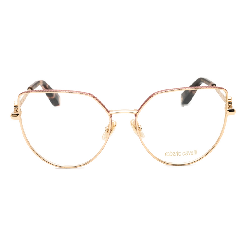 Roberto Cavalli VRC048 Women's Eyeglasses – Shiny Rose Gold, 56mm - Image 2