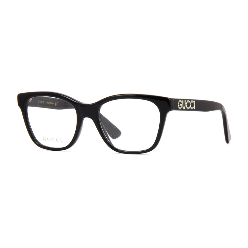 Gucci GG0420O Women's Eyeglasses – Black, Black-black / Transparent, 52mm