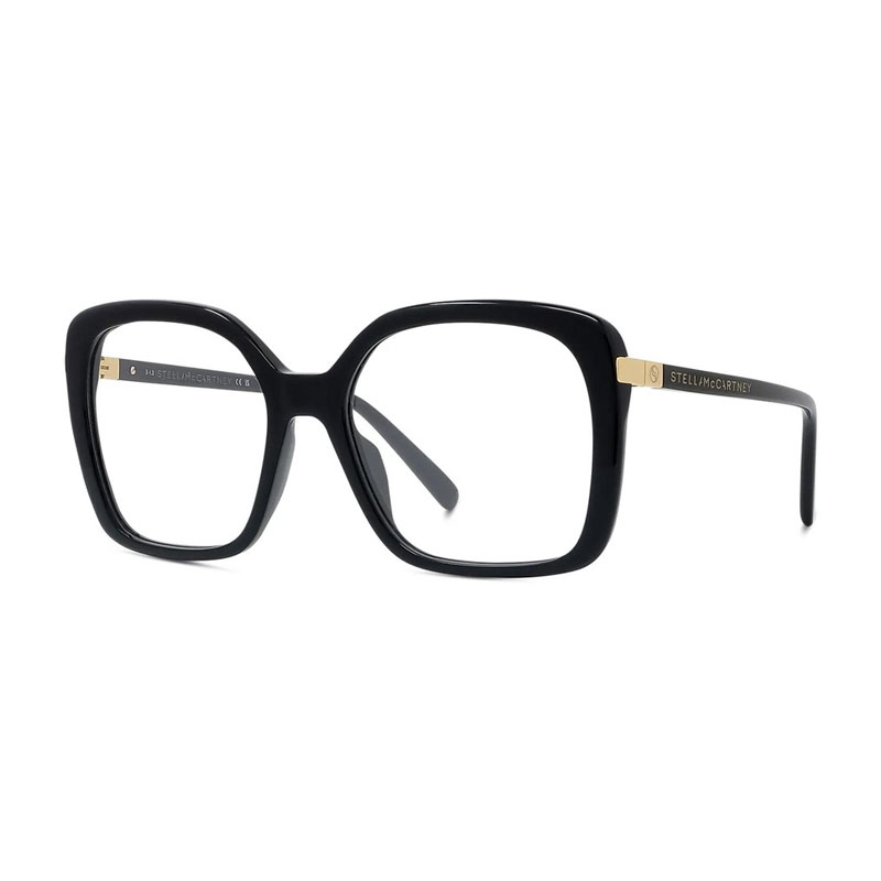 Stella McCartney SC50044I Women's Eyeglasses – Shiny Black, 56mm