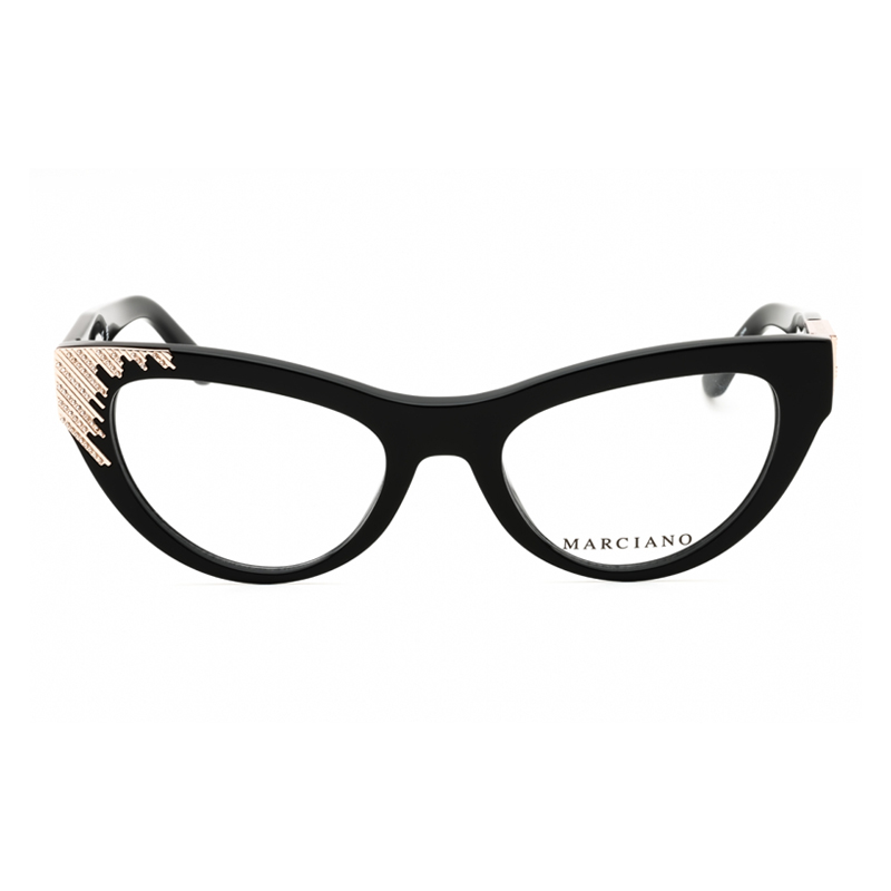 Guess by Marciano GM50036 Women's Eyeglasses – Shiny Black, 52mm - Image 2