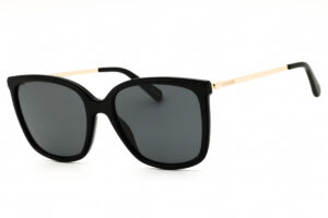 Moschino Love MOL035/S/COS Women's Sunglasses β Black / Grey Polarized, 56mm