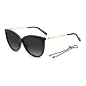 M Missoni MMI0119/S Women's Sunglasses β Shiny Black/Gold / Grey Gradient, 58mm