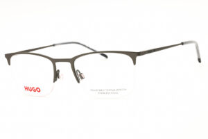 Hugo HG1291 Men's Eyeglasses – Matte Dark Ruthenium, 53mm