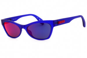 Adidas OR0010 Women's Sunglasses – Matte Violet / Blue Mirror, 54mm