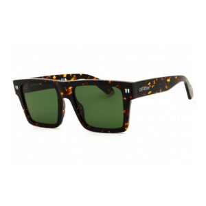 Off-White LAWTON109 Unisex Sunglasses β Havana / Green, 54mm