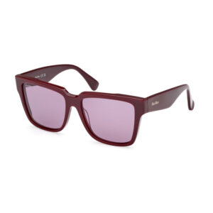 Max Mara MM0078 Women's Sunglasses β Shiny Bordeaux / Violet, 57mm