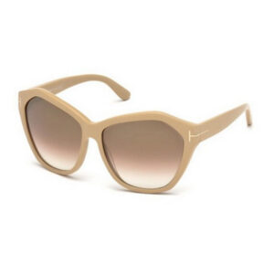 Tom Ford FT0317 Women's Sunglasses β Pink Nude / Brown Gradient Mirror, 61mm