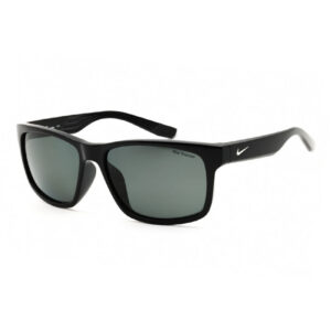 Nike NIKECRUISERPFQ4678 Men's Sunglasses β Shiny Black / Grey Polarized, 59mm
