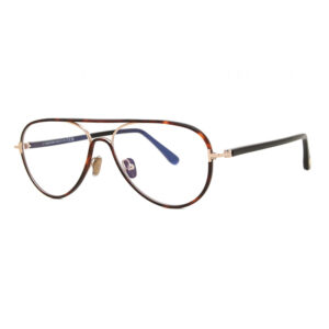 Tom Ford FT5897-B Men's Eyeglasses β Blonde Havana, 57mm