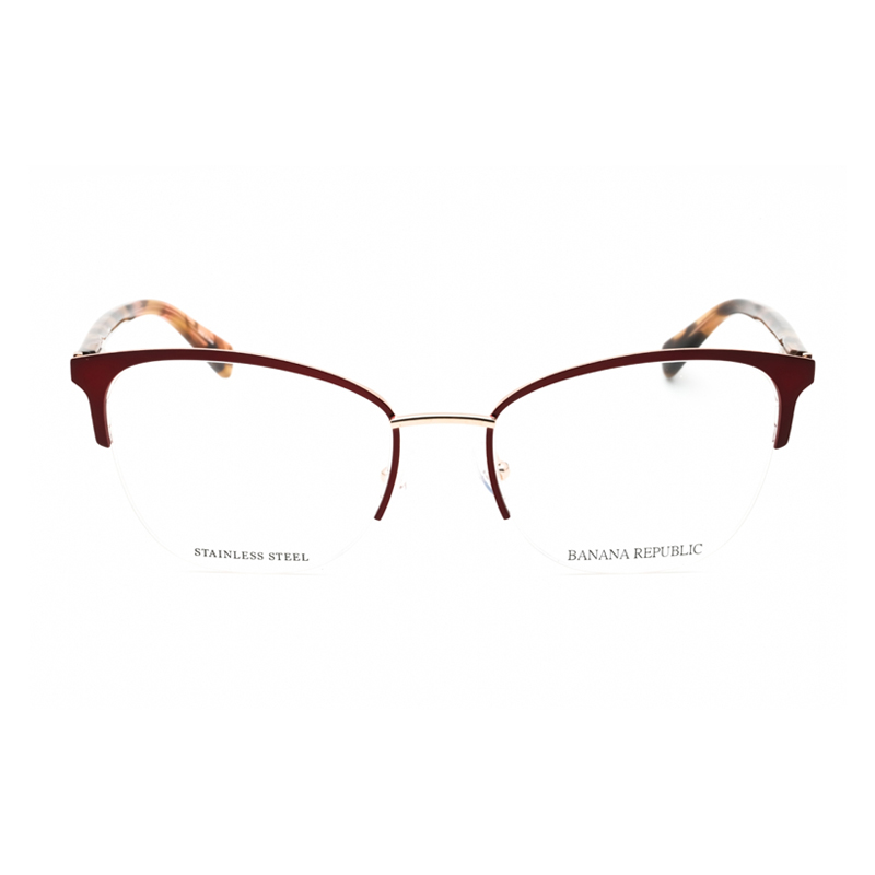 Banana Republic BR223 Women's Eyeglasses – Burgundy Gold, 52mm - Image 2