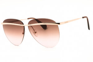 Max & Co MO0017 Women's Sunglasses – Shiny Rose Gold / Brown Gradient, 60mm
