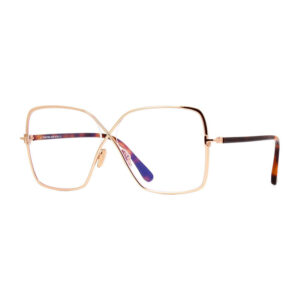 Tom Ford FT5841-B Women's Eyeglasses – Shiny Rose Gold, 59mm