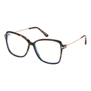 Tom Ford FT5953-B Women's Eyeglasses β Dark Havana, 55mm