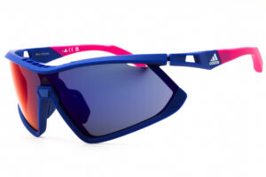 Adidas SP0055 Women's Sunglasses – Matte Blue / Violet Gradient Or Mirror