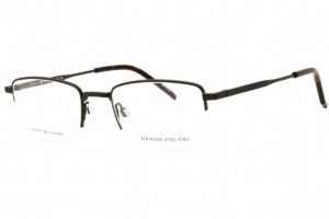 Tommy Hilfiger TH2036 Men's Eyeglasses – Matte Ruthenium Black, 52mm