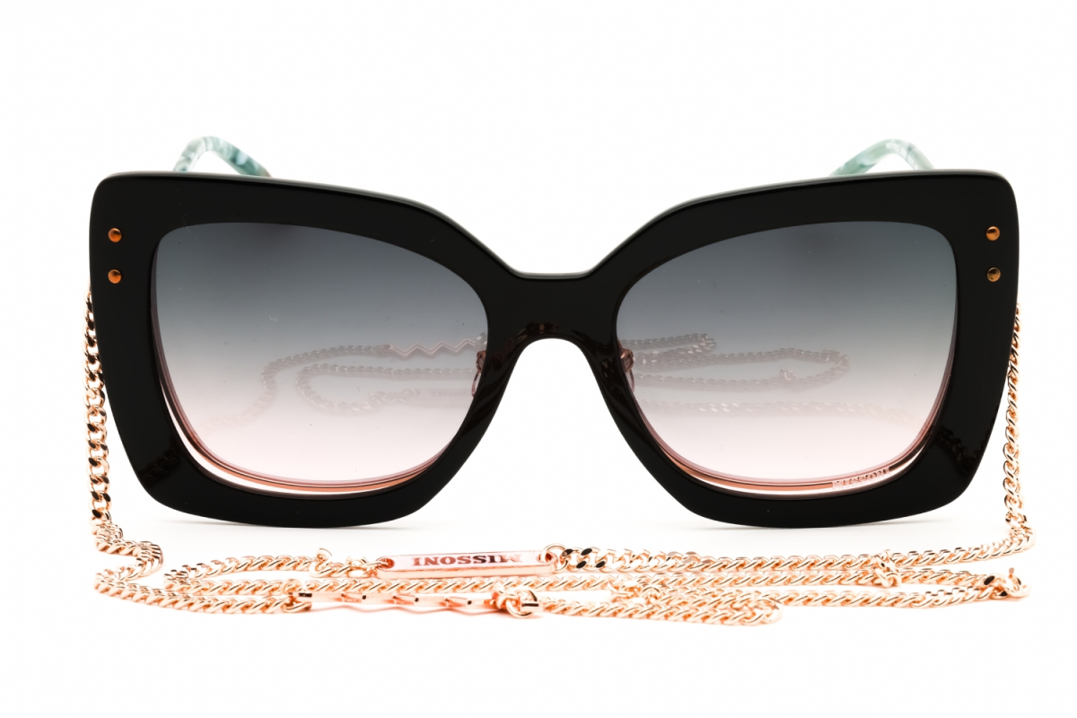 Missoni MIS0178/CS Women's Sunglasses – Gold Copper / Clear With Green Pink Clip-on Lenses, 55mm - Image 2
