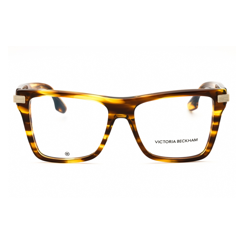 Victoria Beckham VB2677 Women's Eyeglasses – Striped Havana, 53mm - Image 2